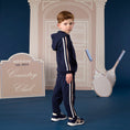 Afbeelding laden in galerijweergave, Mitch & Son joggingpak met capuchon Santino Donkerblauw
