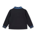 Afbeelding laden in galerijweergave, Mitch & Son polo met zigzagkraag Wright Zwart - foto 2