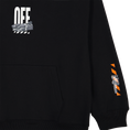Afbeelding laden in galerijweergave, L/AB Off-White hoody jongens Off Active Duct Tape Black, detail print voorkant