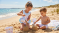 Afbeelding laden in galerijweergave, Meia Pata badpak meisjes Barbados Seashells met schelpenprint — scene
