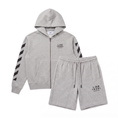 Afbeelding laden in galerijweergave, L/AB Off-White Hoody & korte broek grijs, set