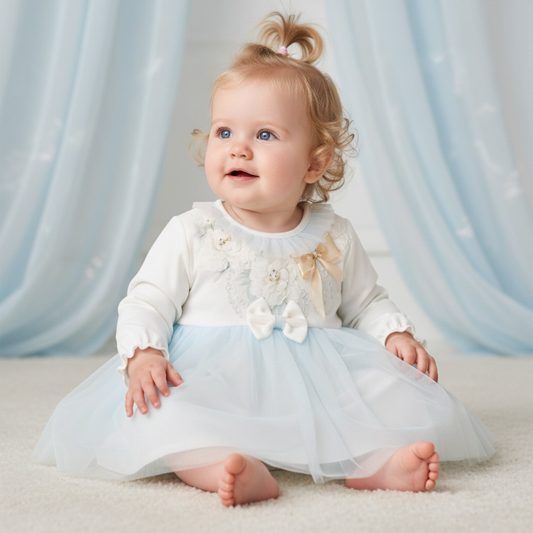 Maat 56, 62 of 68 babykleding: Sofija boxpakje voor newborn