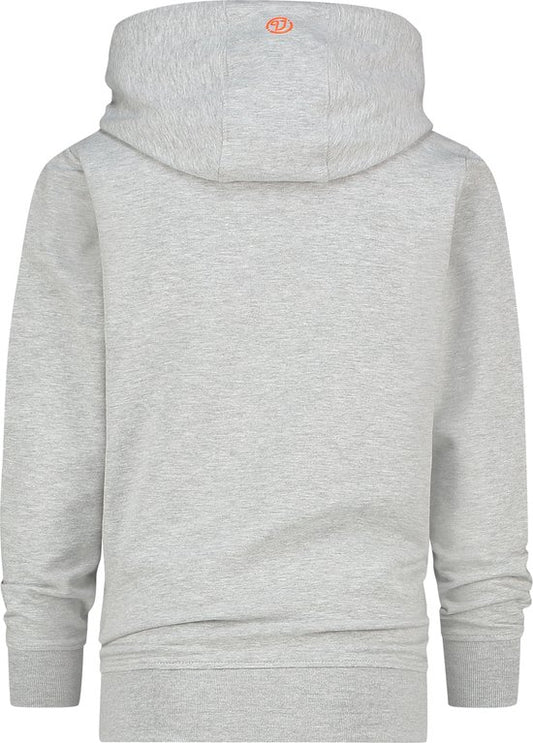 Logo Sweat Hoody Grey Melee