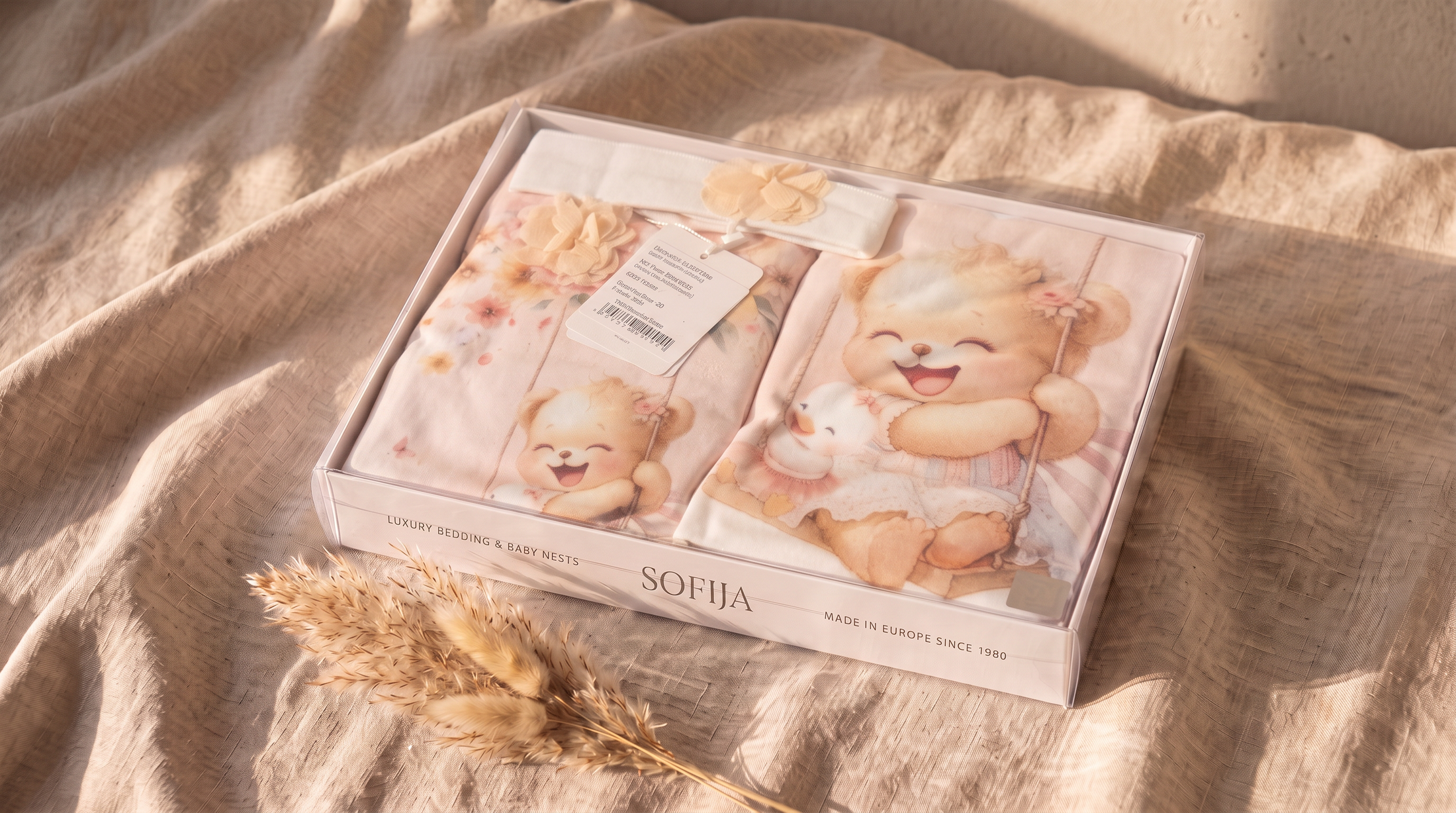 Sofija 3-delige set newborn meisjes Nina - foto 6