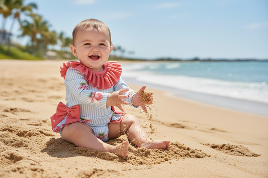 Meia Pata meisjes badpak Jamaica Strawberries met vrolijke aardbeienprint en comfortabele pasvorm