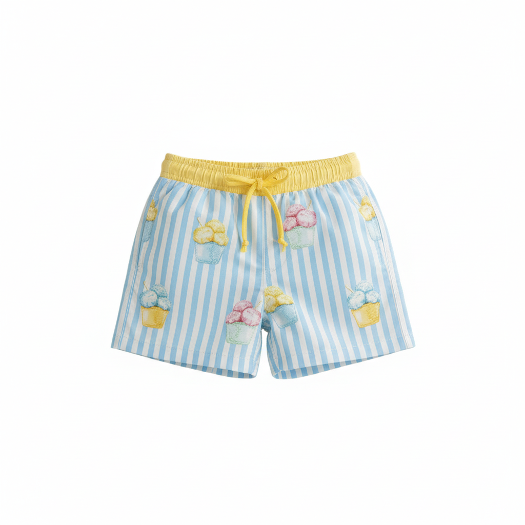 Meia Pata zwembroek jongens Ice Cream — sfeershot met shirt