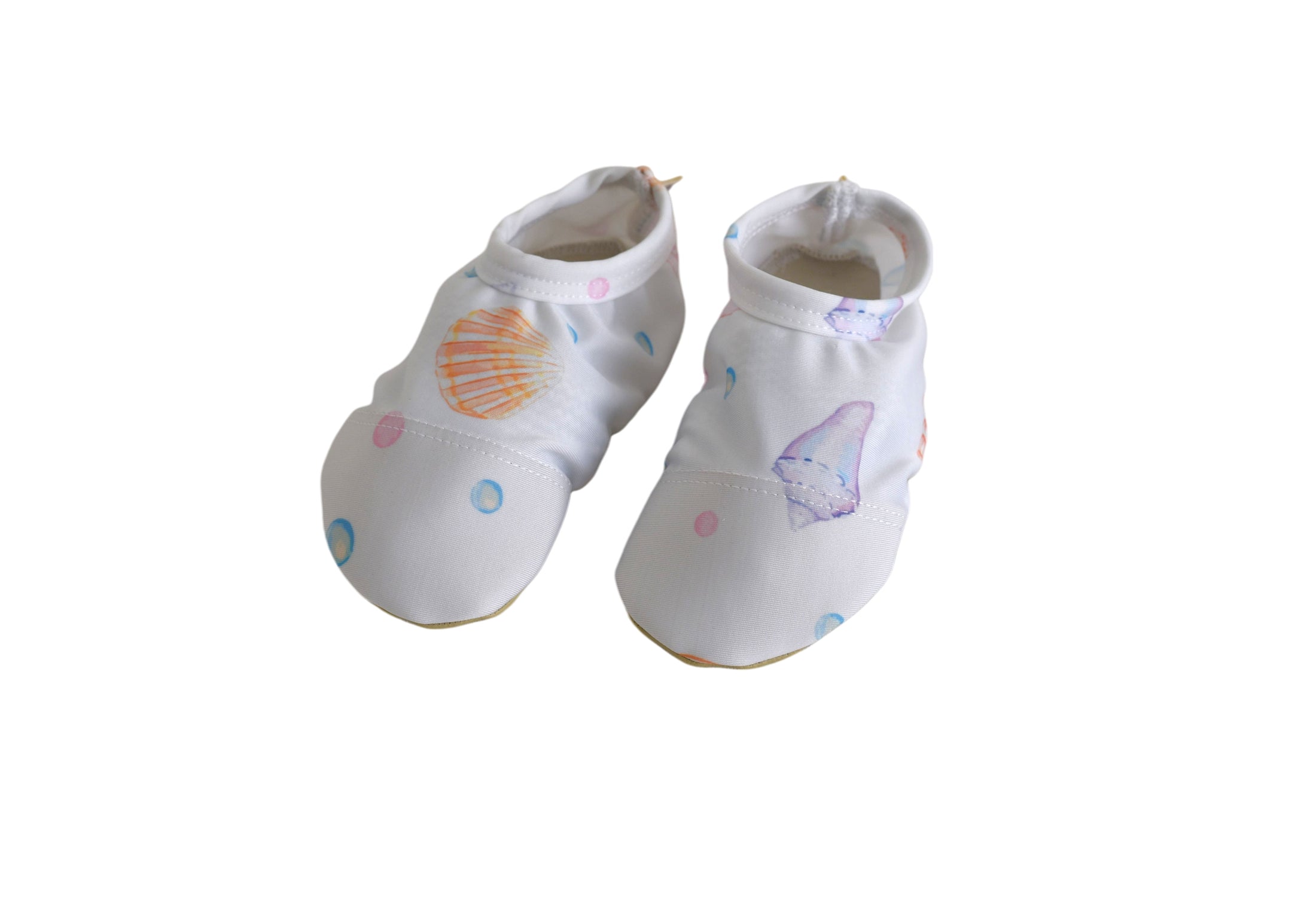 Meia Pata zwemschoenen kinderen met schelpenprint — vooraanzicht