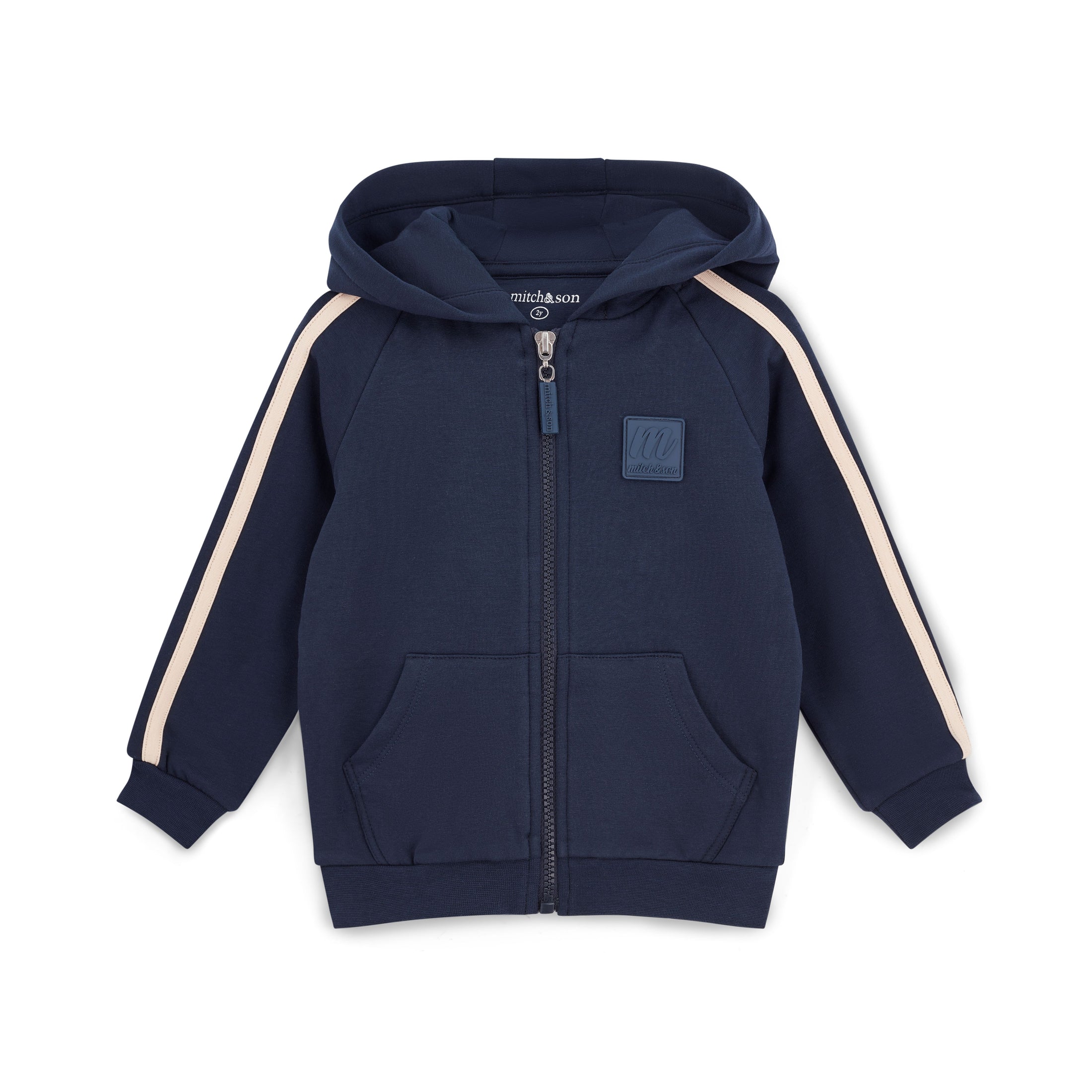 SANTINO Zipper Hoodie Tracksuit - Dark Navy