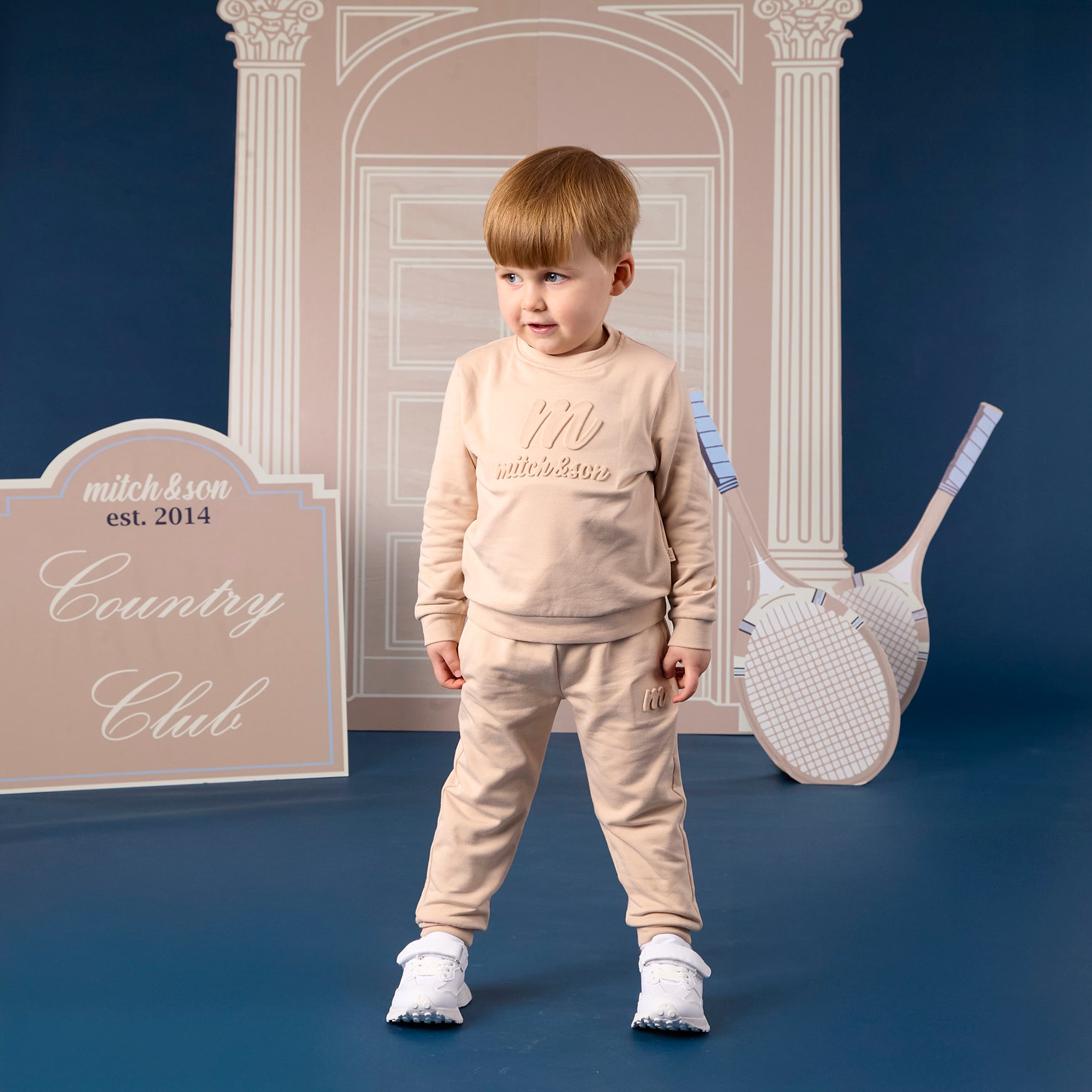 Mitch & Son joggingpak Seth Beige