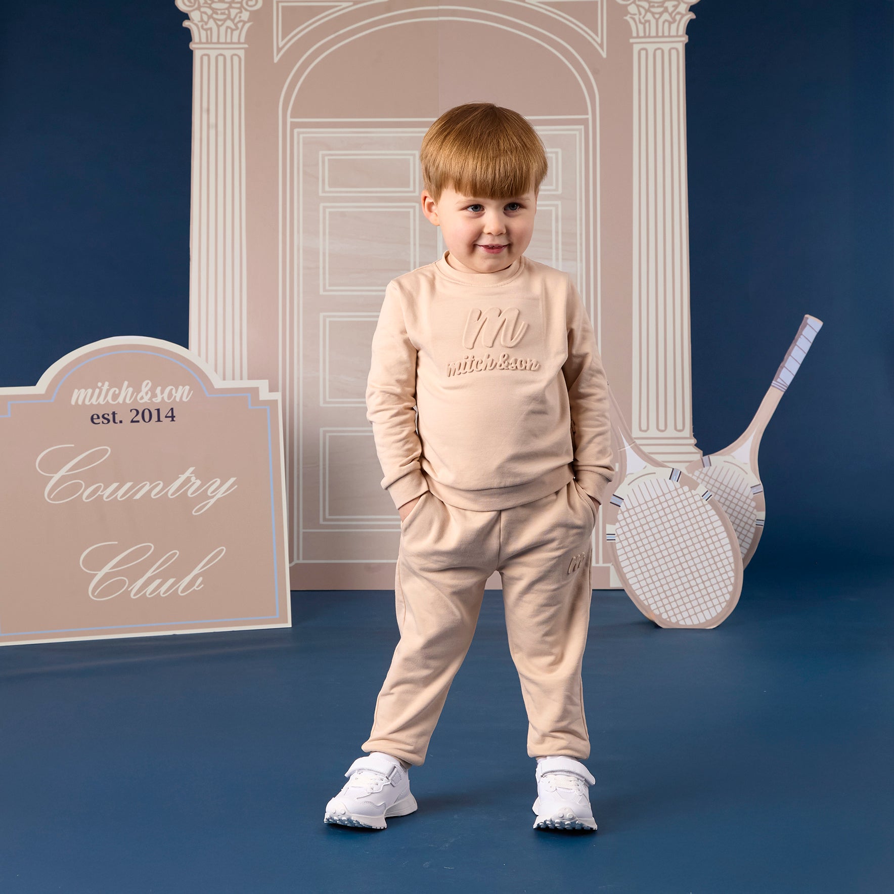 Mitch & Son joggingpak Seth Beige