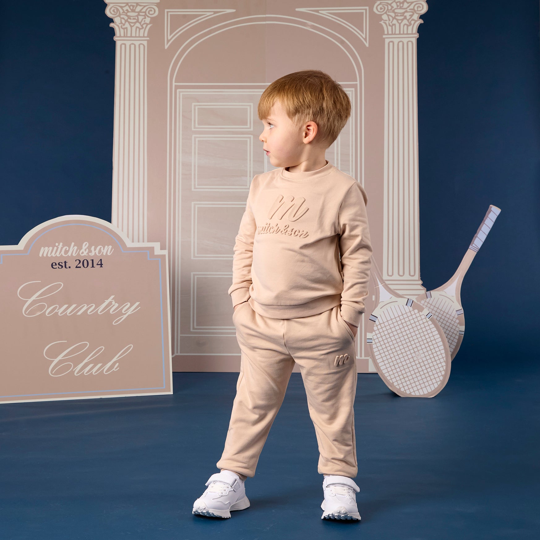 Mitch & Son joggingpak Seth Beige