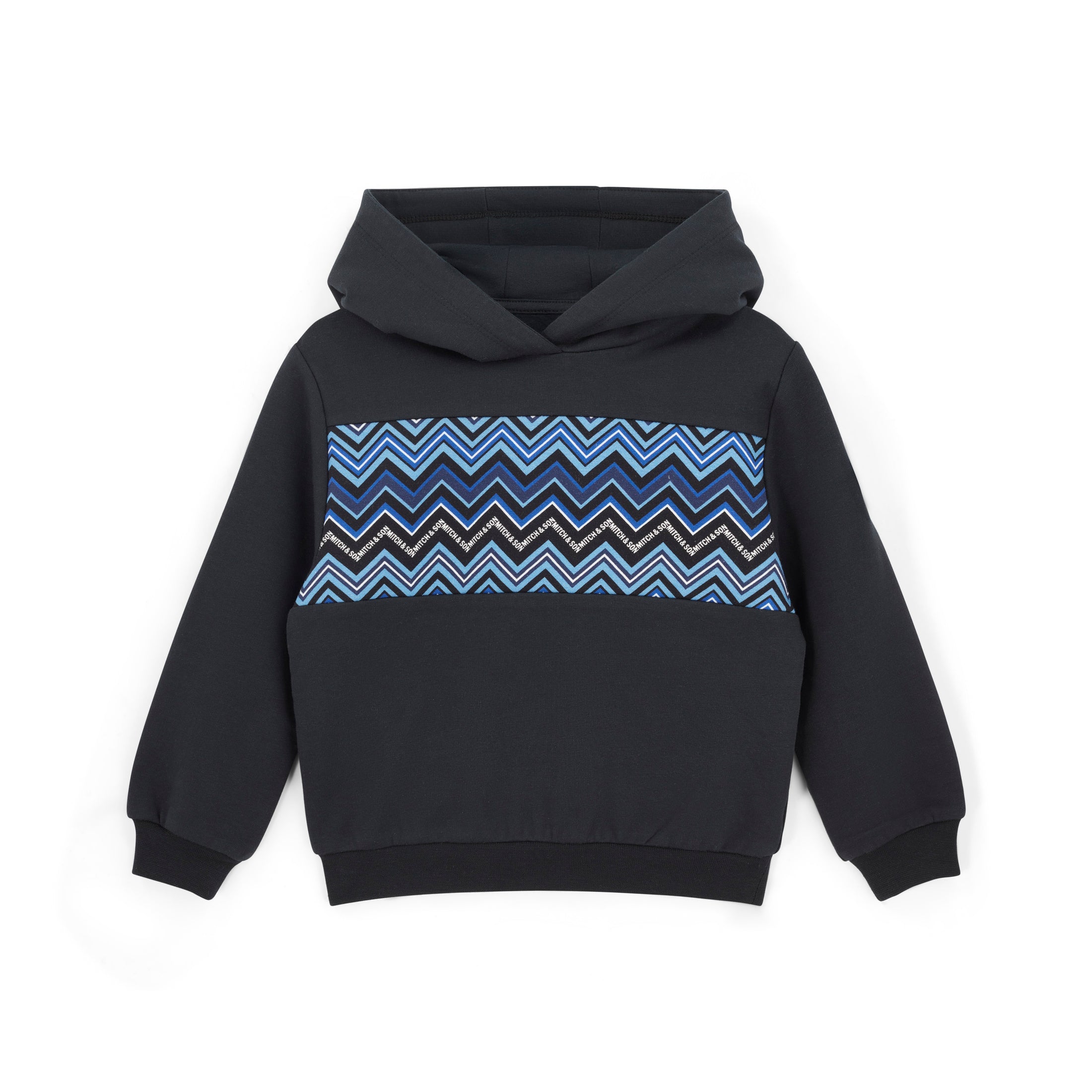 WATSON ZigZag Hoody Tracksuit - Black