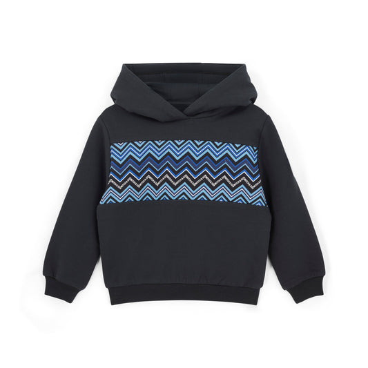 WATSON ZigZag Hoody Tracksuit - Black