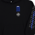Afbeelding laden in galerijweergave, L/AB Off-White hoody jongens Off Active Black, detail print
