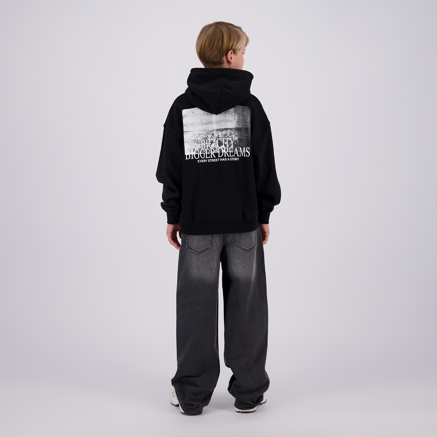 Raizzed hoody jongens Hink Deep Black