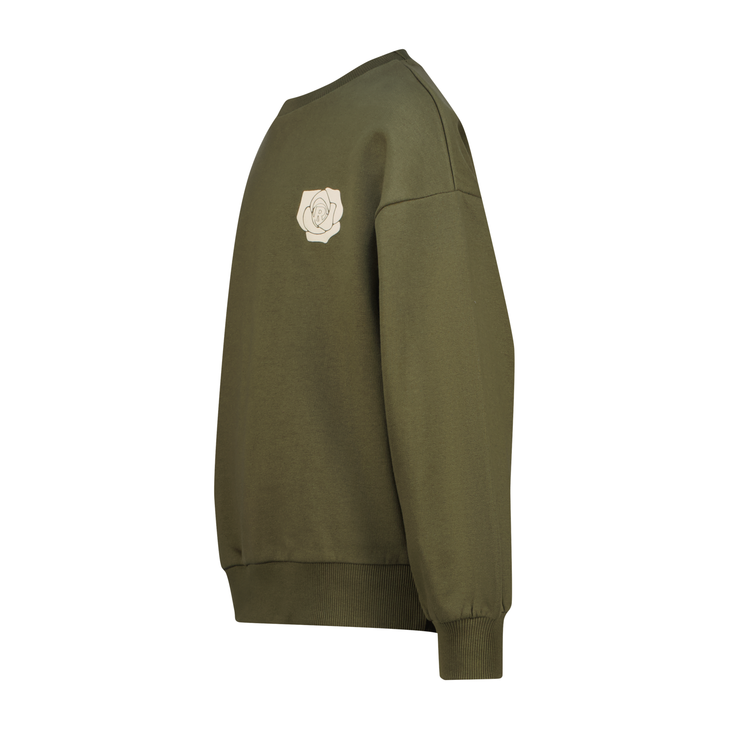 Raizzed sweater meisjes Sabine Dark moss
