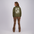 Afbeelding laden in galerijweergave, Raizzed sweater meisjes Sabine Dark moss
