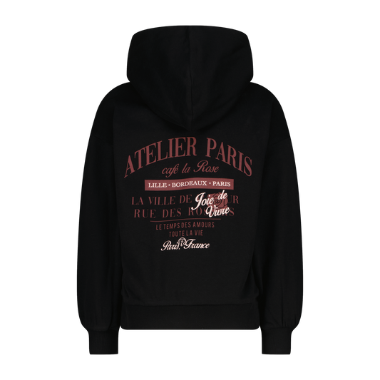 Raizzed hoody meisjes Helmy Deep Black