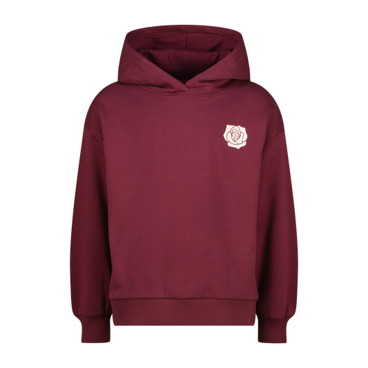Raizzed hoody meisjes Helmy Maroon Banner