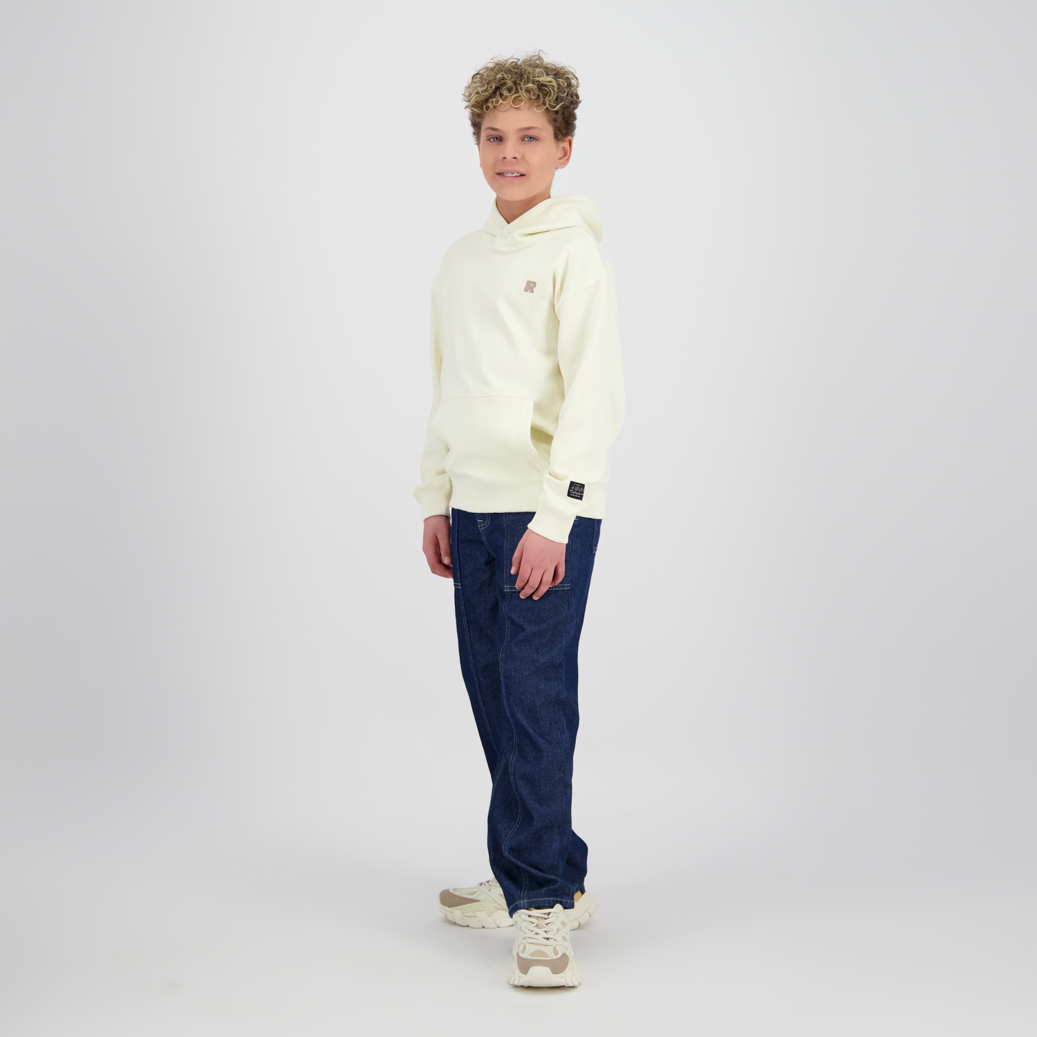 Hoody Nook Almond white