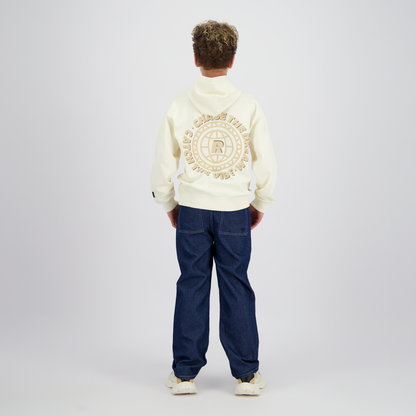 Hoody Nook Almond white