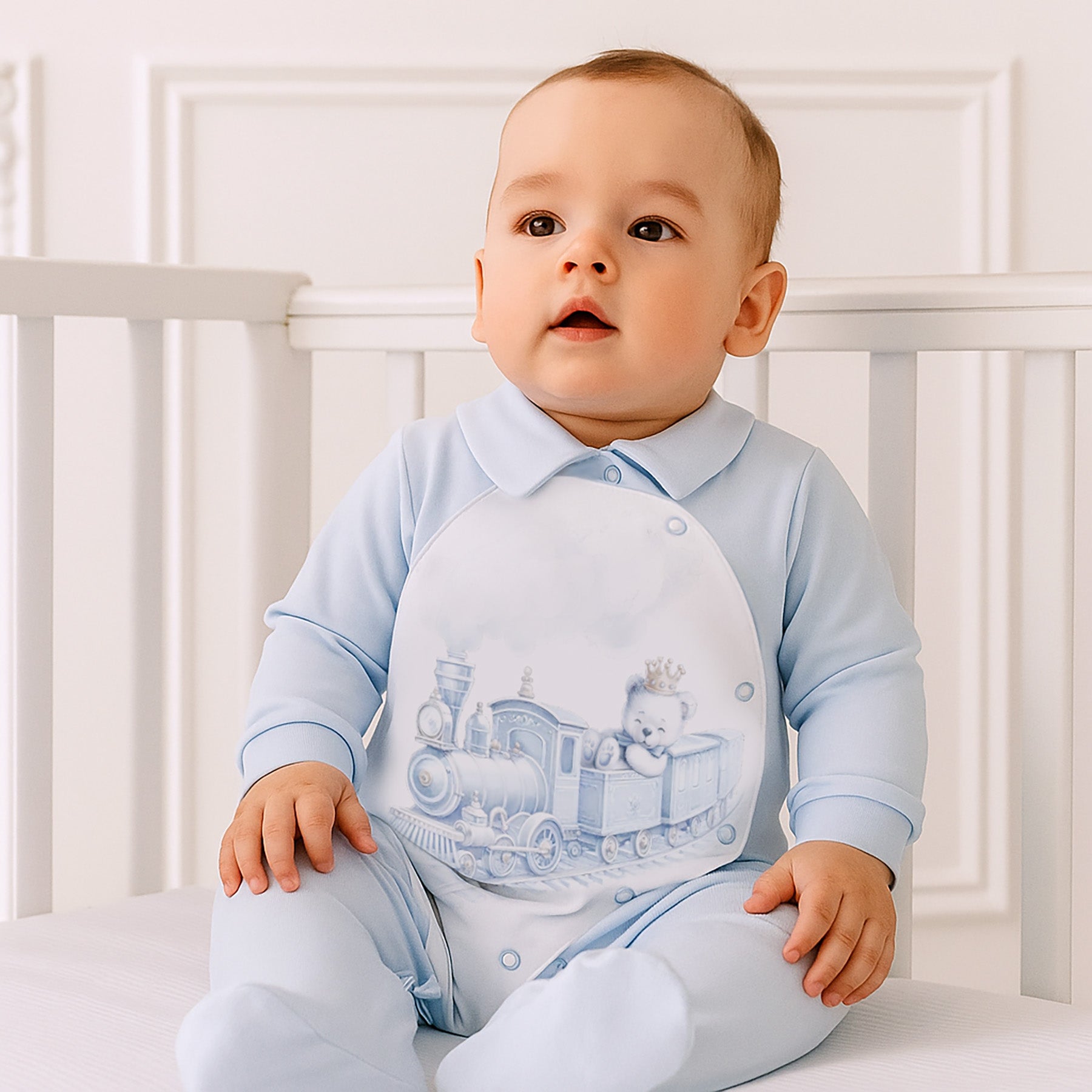 Sofija 3-delige set newborn jongens Rayan — verpakking cadeaubox