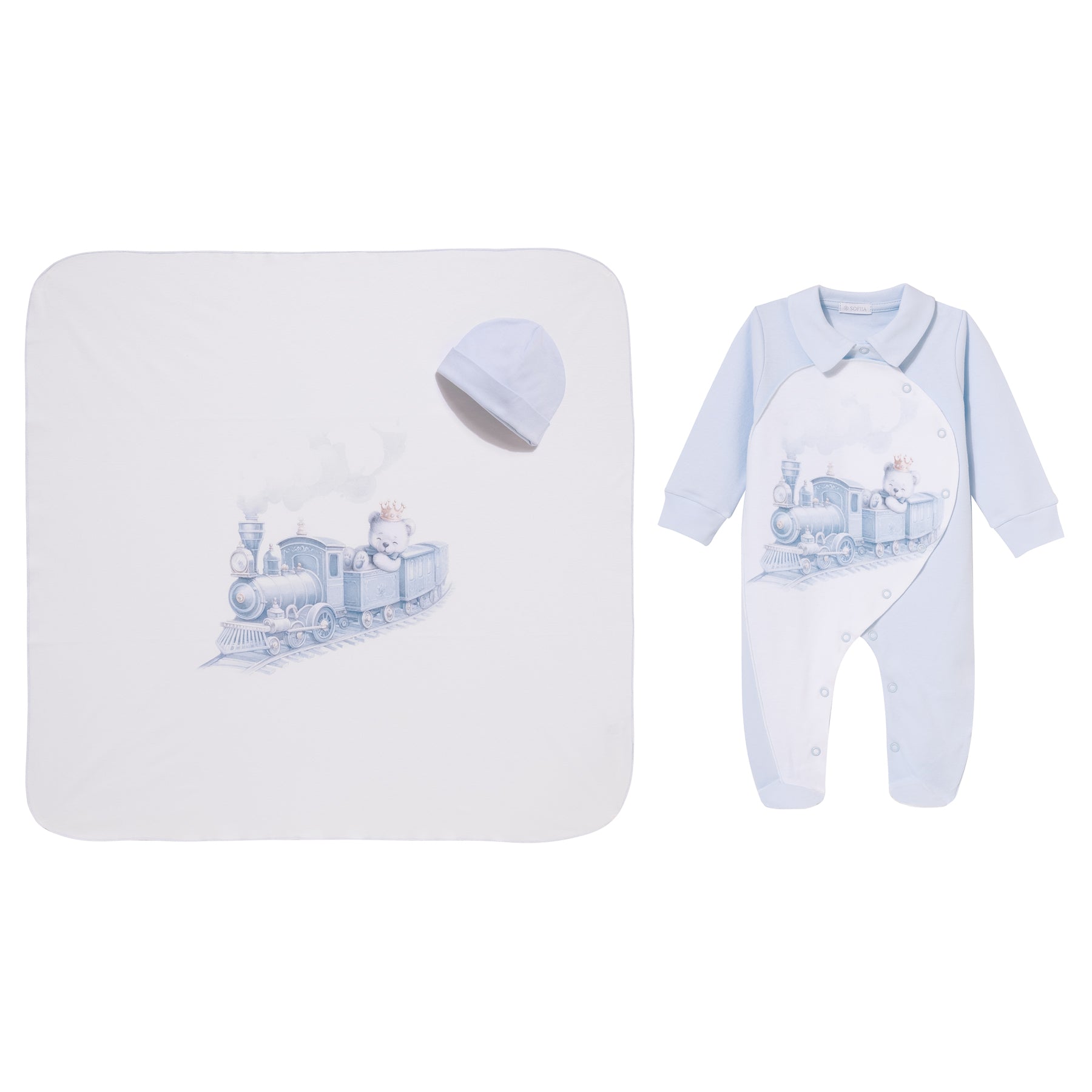 Sofija 3-delige set newborn jongens Rayan — detailopname 2