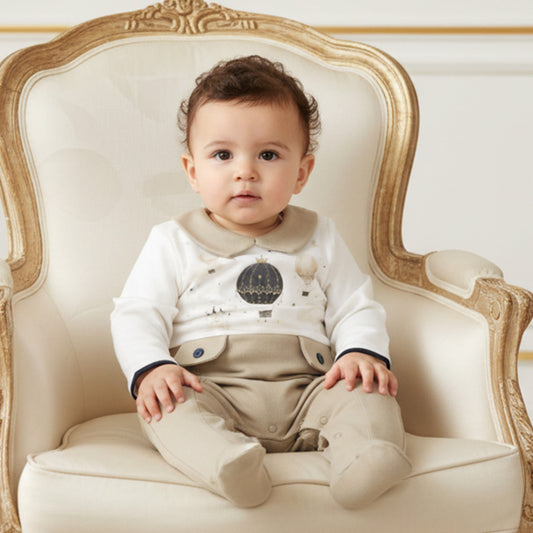 Sofija boxpak met kraag baby jongens Salih