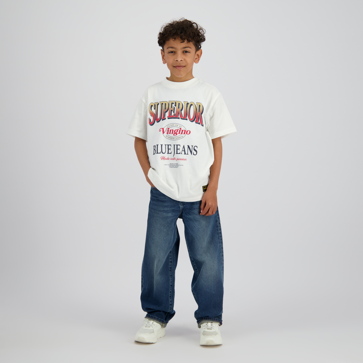 T-shirt Hanis Cloud White