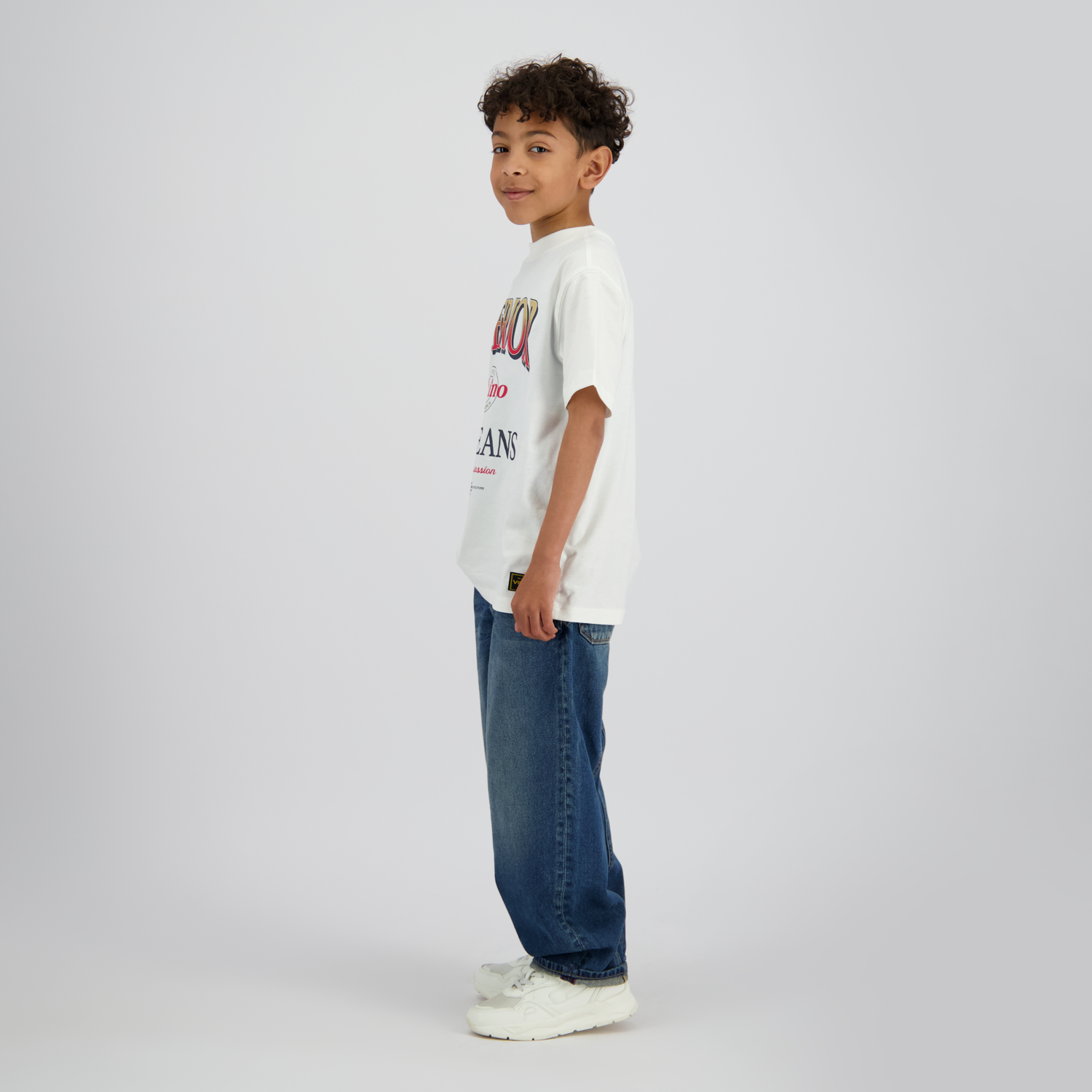 T-shirt Hanis Cloud White