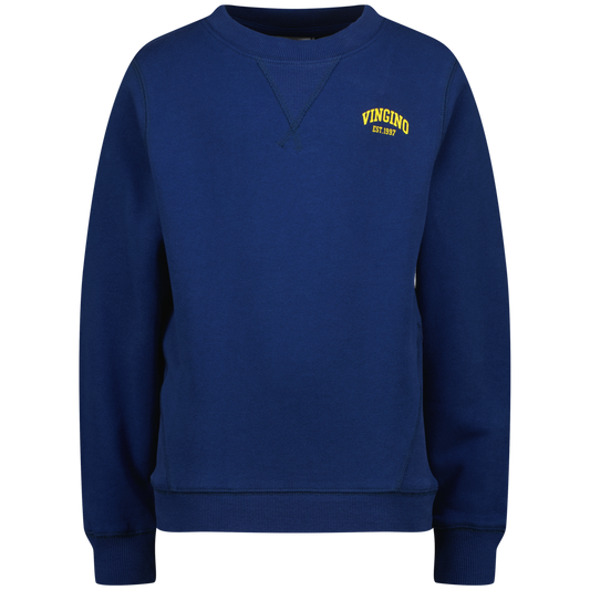 Sweater Logo crewneck Navy Peony