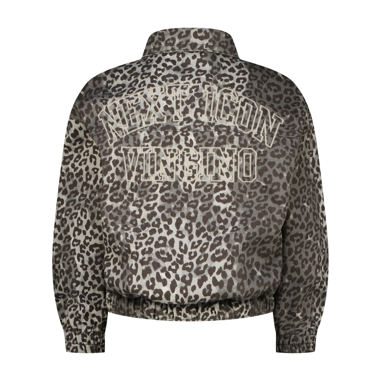 Spijkerjas Tori Leopard