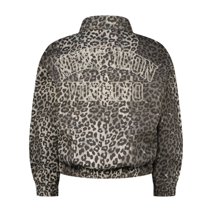 Spijkerjas Tori Leopard