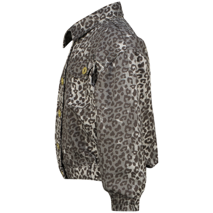 Spijkerjas Tori Leopard