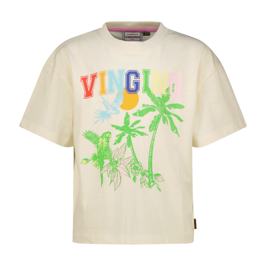 Vingino meisjes T-shirt Henske wit Coconut Milk
