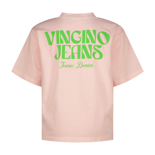 Icon-logo tee dye-Fairy Pink