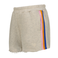 Afbeelding laden in galerijweergave, Icon-sweat short tape-Soft vanilla melee
