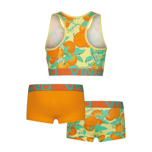 U262 Orange racer 3pack-Apricot