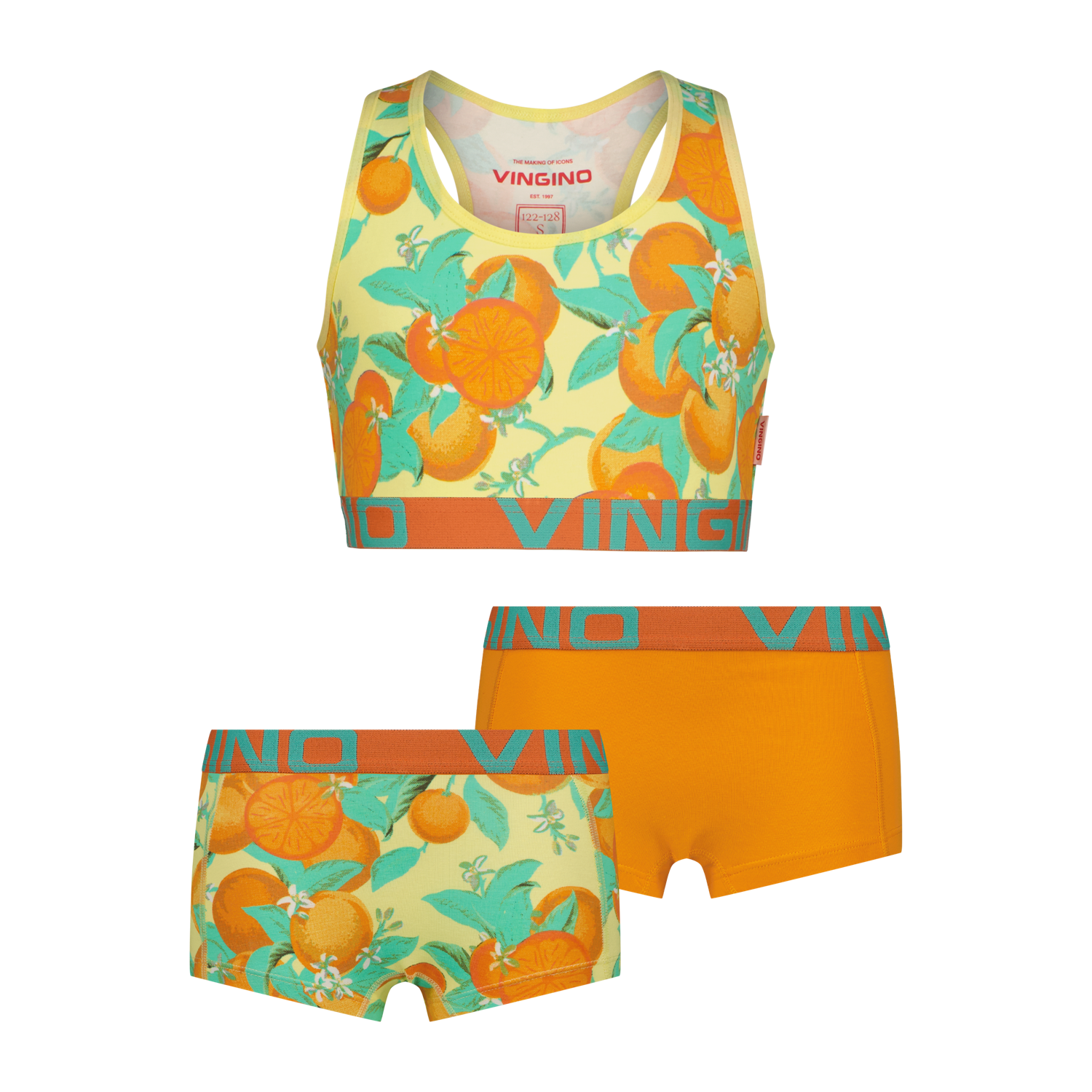 U262 Orange racer 3pack-Apricot