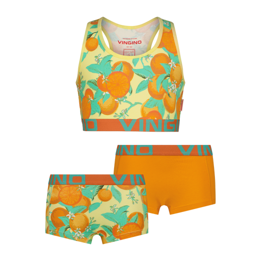 U262 Orange racer 3pack-Apricot