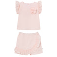 Afbeelding laden in galerijweergave, Sofija 2-delige set meisjes Vanessa Short/Top Babyroze — setfoto
