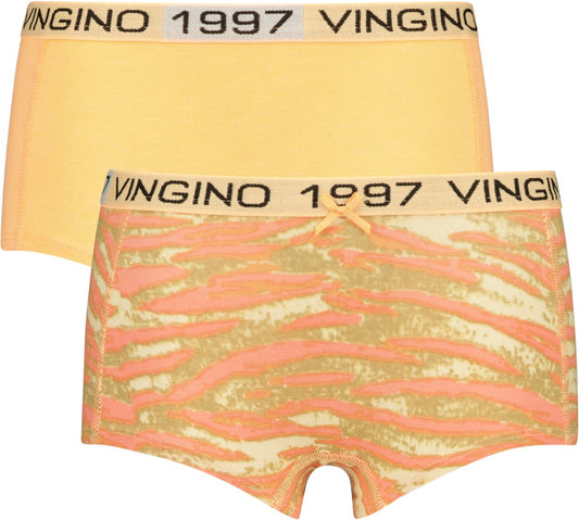 Vingino Meisjes 2-Pack Hipster Light Neon Orange