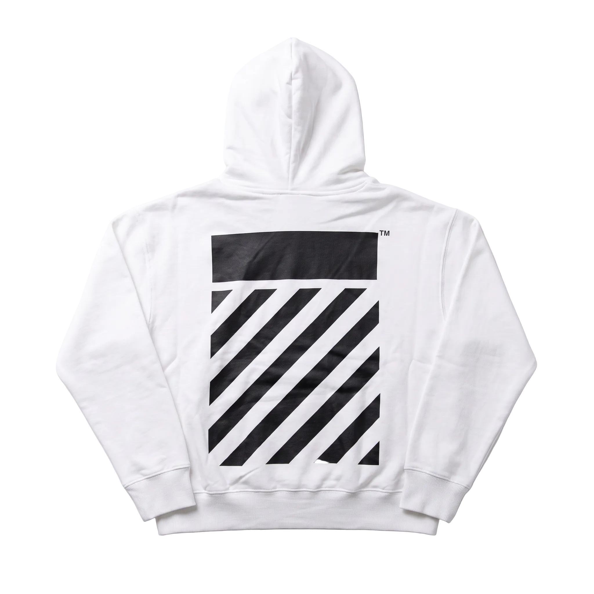 L/AB Off-White hoody jongens Core Diag White, achterkant