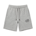 Afbeelding laden in galerijweergave, L/AB Off-White short jongens Logo Basic Heather Grey, voorkant
