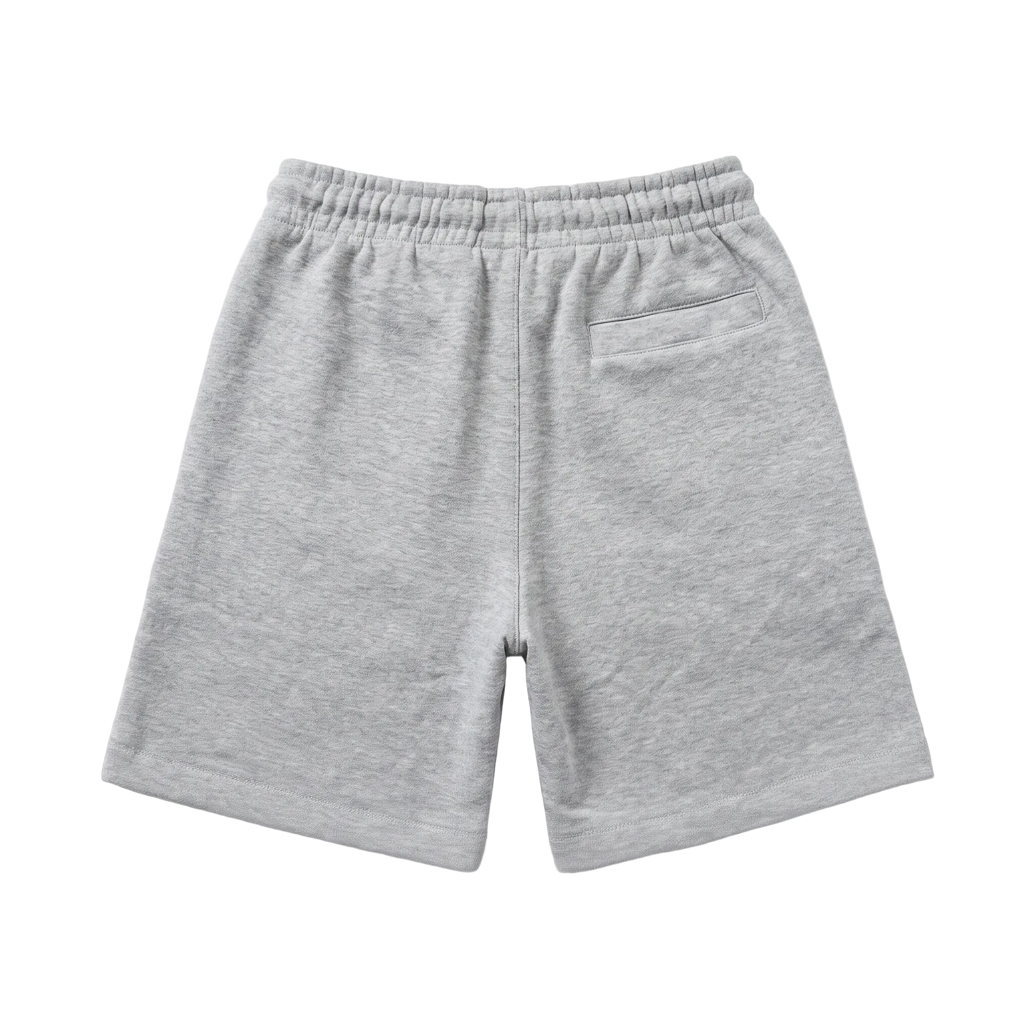 L/AB Off-White short jongens Logo Basic Heather Grey, achterkant