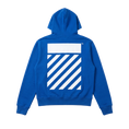Afbeelding laden in galerijweergave, L/AB Off-White hoody jongens Core Diag Cobalt Blue, achterkant
