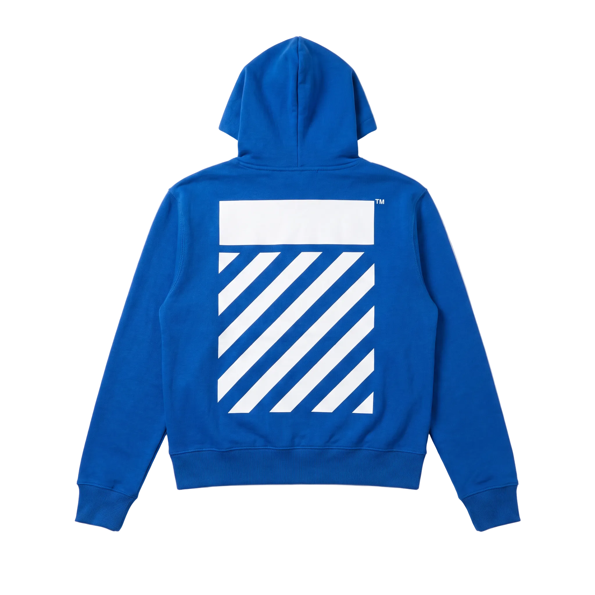 L/AB Off-White hoody jongens Core Diag Cobalt Blue, achterkant