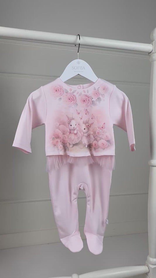 Sofija babypakje meisjes Nel Babyroze