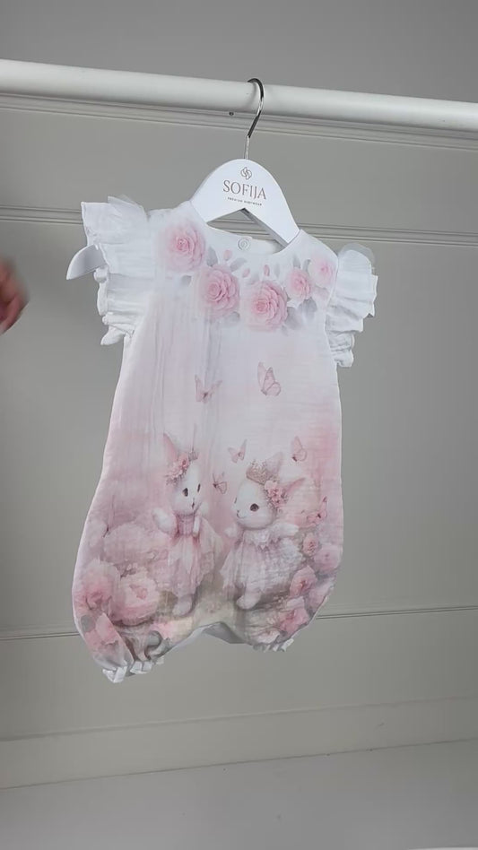 Sofija zomerpakje baby meisjes Nel Babyroze