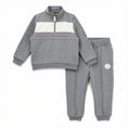 Afbeelding laden in galerijweergave, Mitch & Son joggingpak met halve rits Tyler Grijs
